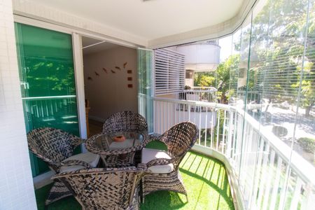 Varanda da Sala de apartamento à venda com 3 quartos, 119m² em São Francisco, Niterói