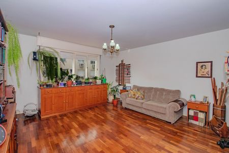 Sala de apartamento à venda com 3 quartos, 124m² em Petrópolis, Porto Alegre