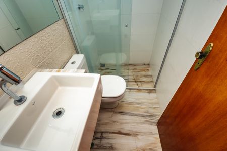Banheiro Social de apartamento à venda com 2 quartos, 120m² em Ouro Preto, Belo Horizonte