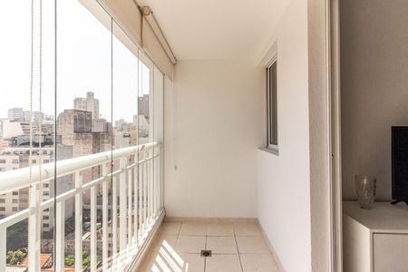 Varanda da Sala de apartamento à venda com 2 quartos, 58m² em Vila Buarque, São Paulo