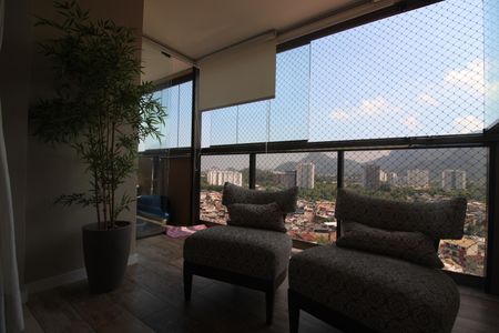 Sala - Varanda de apartamento à venda com 3 quartos, 167m² em Jacarepaguá, Rio de Janeiro