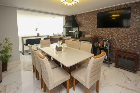 Sala de Jantar de apartamento à venda com 4 quartos, 198m² em Jardim Avelino, São Paulo