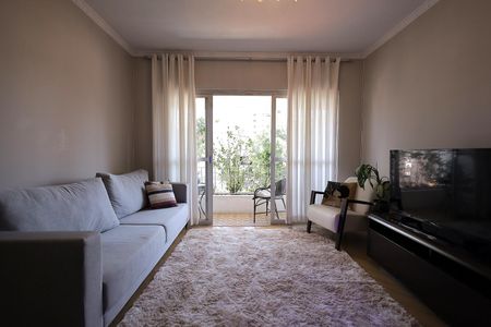 Sala de apartamento à venda com 3 quartos, 130m² em Vila Alzira, Santo André