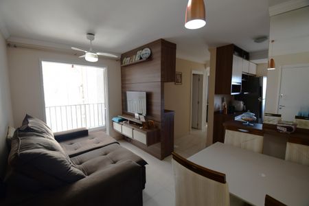 Sala de apartamento à venda com 2 quartos, 55m² em Jardim Samambaia, Campinas