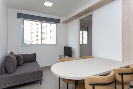 Sala de apartamento para alugar com 2 quartos, 34m² em Barra Funda, São Paulo