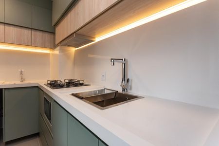 Cozinha Americana de apartamento para alugar com 2 quartos, 34m² em Barra Funda, São Paulo
