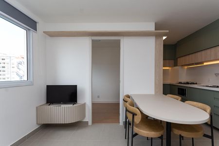 Sala de apartamento para alugar com 2 quartos, 34m² em Barra Funda, São Paulo
