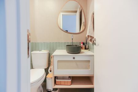 Apartamento para alugar com 61m², 2 quartos e 1 vaga Apartamento para alugar com 61m², 2 quartos e 1 vagaBanheiro Social