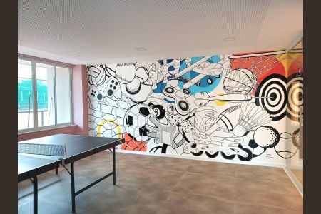 Apartamento à venda com 74m², 2 quartos e 2 vagasSalão de jogos 