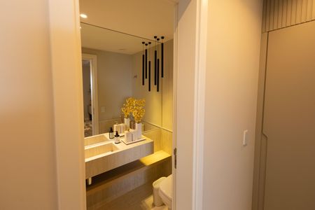 Apartamento à venda com 112m², 3 quartos e 2 vagasLavabo da Sala