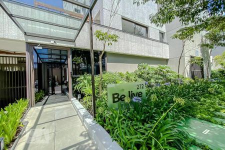 Studio para alugar com 42m², 1 quarto e 1 vaga Studio para alugar com 42m², 1 quarto e 1 vagaFachada