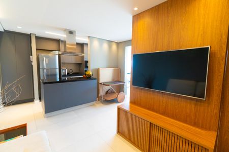 Sala de apartamento à venda com 1 quarto, 59m² em Vila Paulista, São Paulo
