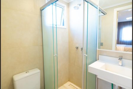 Banheiro da Suíte de apartamento à venda com 1 quarto, 59m² em Vila Paulista, São Paulo
