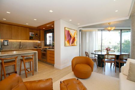 Apartamento para alugar com 127m², 2 quartos e 2 vagas Apartamento para alugar com 127m², 2 quartos e 2 vagasAmbientes Integrados (Sala de Estar, Jantar e Cozinha)