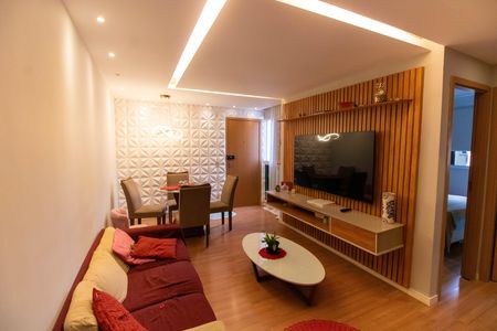 Sala de apartamento para alugar com 2 quartos, 48m² em Maria Paula, São Gonçalo