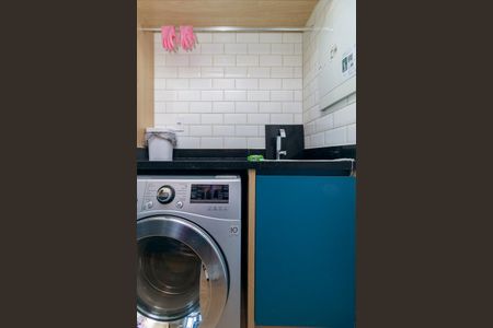 Cozinha de apartamento para alugar com 1 quarto, 28m² em Brooklin, São Paulo