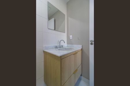 Suíte - Banheiro de apartamento para alugar com 1 quarto, 28m² em Brooklin, São Paulo