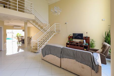 Sala de casa de condomínio para alugar com 5 quartos, 320m² em Altos da Bela Vista, Indaiatuba