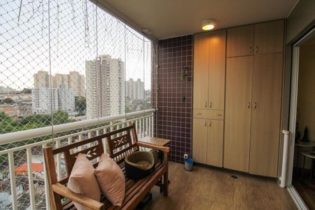 Varanda da Sala de apartamento para alugar com 3 quartos, 152m² em Vila Polopoli, São Paulo
