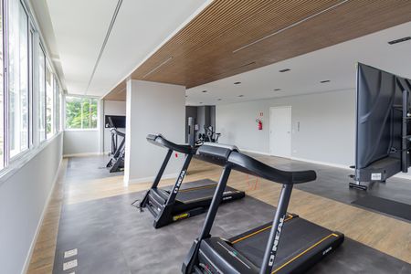 Apartamento para alugar com 42m², 2 quartos e sem vaga Apartamento para alugar com 42m², 2 quartos e sem vagaÁrea comum - Academia