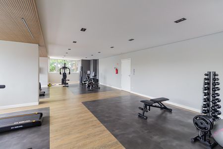 Apartamento para alugar com 42m², 2 quartos e sem vaga Apartamento para alugar com 42m², 2 quartos e sem vagaÁrea comum - Academia