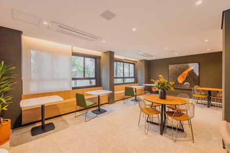 Studio à venda com 24m², 1 quarto e sem vagaSalão de Festas