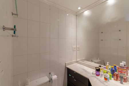 Banheiro da Suíte de apartamento à venda com 1 quarto, 48m² em Indianópolis, São Paulo