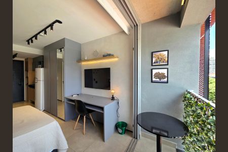 Studio para alugar com 25m², 1 quarto e sem vagaVaranda