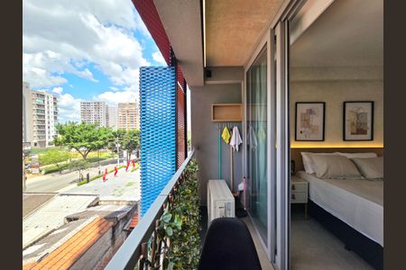 Studio para alugar com 25m², 1 quarto e sem vagaVaranda