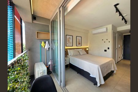 Studio para alugar com 25m², 1 quarto e sem vagaVaranda