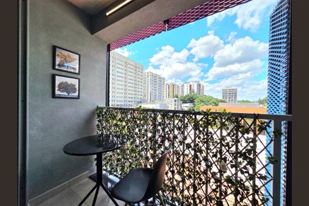 Studio para alugar com 25m², 1 quarto e sem vagaVaranda