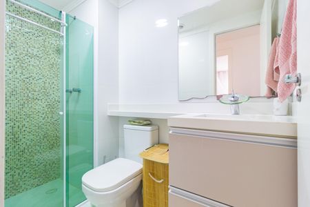 Apartamento à venda com 55m², 2 quartos e 1 vagaBanheiro - Social