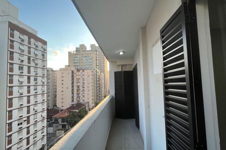Varanda da Sala de apartamento para alugar com 2 quartos, 150m² em Gonzaga, Santos