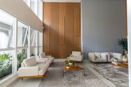 Apartamento para alugar com 32m², 1 quarto e 1 vagaHall social