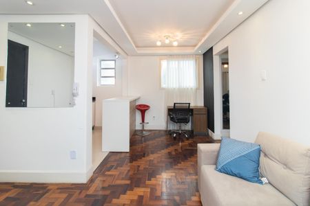Sala de apartamento à venda com 1 quarto, 57m² em Cidade Baixa, Porto Alegre