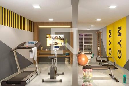 Apartamento para alugar com 36m², 2 quartos e 1 vagaÁrea comum - Academia