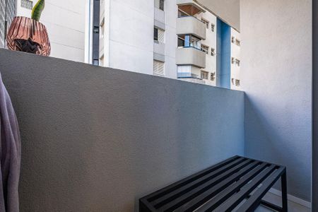 Studio - Varanda de kitnet/studio para alugar com 1 quarto, 26m² em Pinheiros, São Paulo