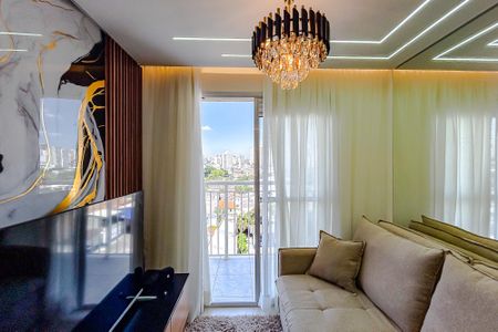 Sala de apartamento para alugar com 1 quarto, 27m² em Guaiauna, São Paulo