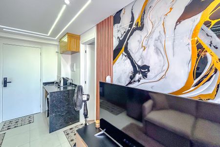 Sala de apartamento para alugar com 1 quarto, 27m² em Guaiauna, São Paulo