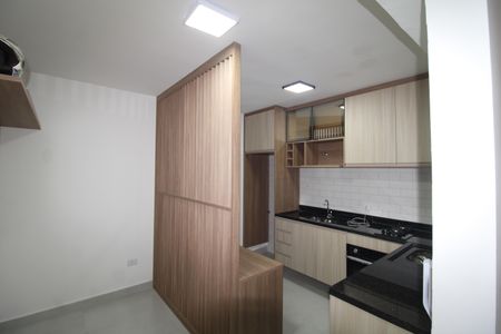 Sala / Cozinha de kitnet/studio para alugar com 1 quarto, 27m² em Santana, São Paulo