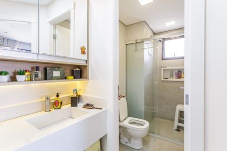 Apartamento à venda com 56m², 1 quarto e 1 vagaBanheiro
