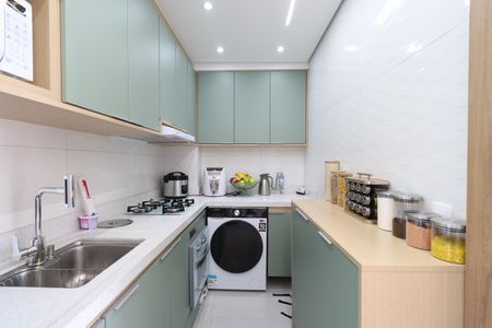 Apartamento à venda com 37m², 2 quartos e sem vagaCozinha e Área de Serviço