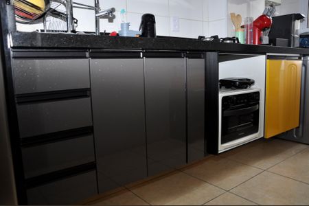 Apartamento à venda com 44m², 2 quartos e 1 vagaDetalhe - Cozinha Americana