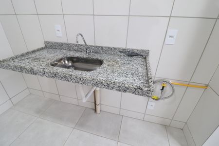 Cozinha de apartamento para alugar com 2 quartos, 48m² em Chácaras Tubalina E Quartel, Uberlândia