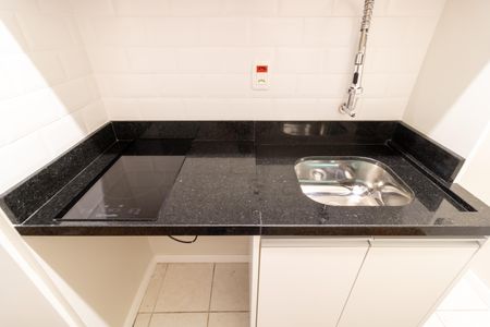 Cozinha de kitnet/studio à venda com 1 quarto, 20m² em Centro Histórico, Porto Alegre