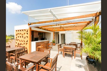 Studio para alugar com 25m², 1 quarto e sem vaga Studio para alugar com 25m², 1 quarto e sem vagaÁrea comum - Churrasqueira