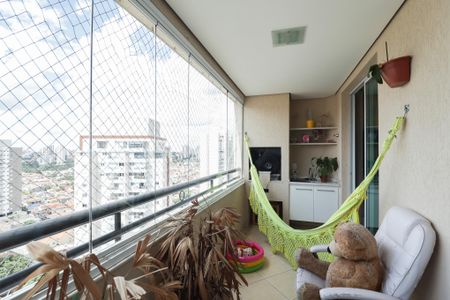 Varanda gourmet de apartamento à venda com 3 quartos, 94m² em Vila Romero, São Paulo