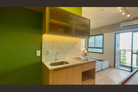 Studio para alugar com 25m², 1 quarto e sem vaga Studio para alugar com 25m², 1 quarto e sem vagaCozinha