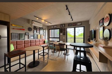 Studio para alugar com 25m², 1 quarto e sem vaga Studio para alugar com 25m², 1 quarto e sem vagaSalão de Festas