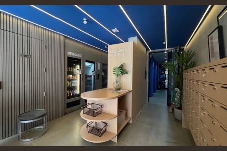 Studio para alugar com 25m², 1 quarto e sem vaga Studio para alugar com 25m², 1 quarto e sem vagaHall de entrada